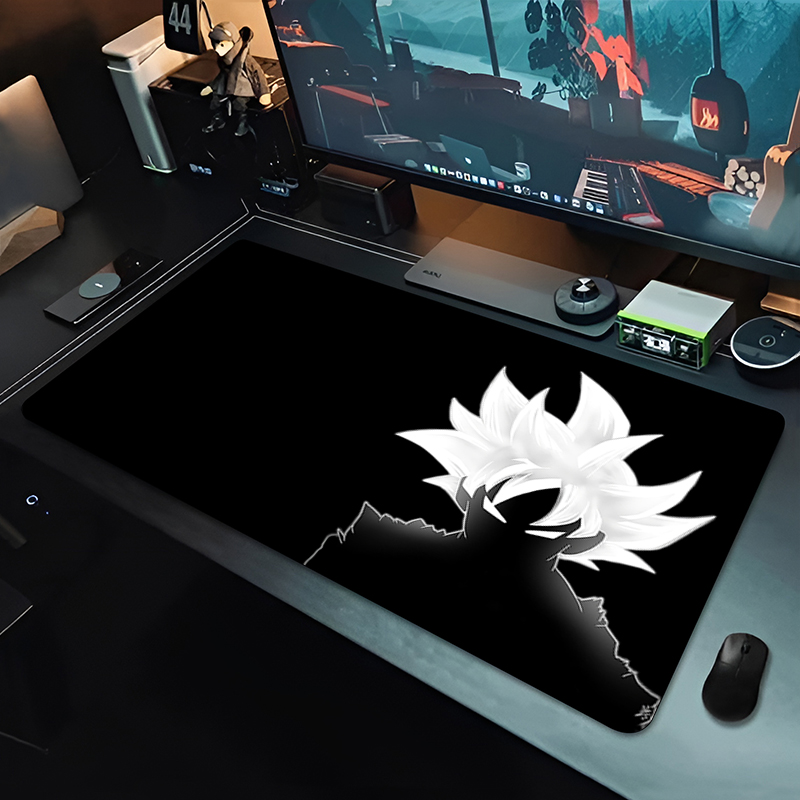 Gaming Console Desk - DBZ Schwarzes Anime-Mauspad Dragon Ball Große