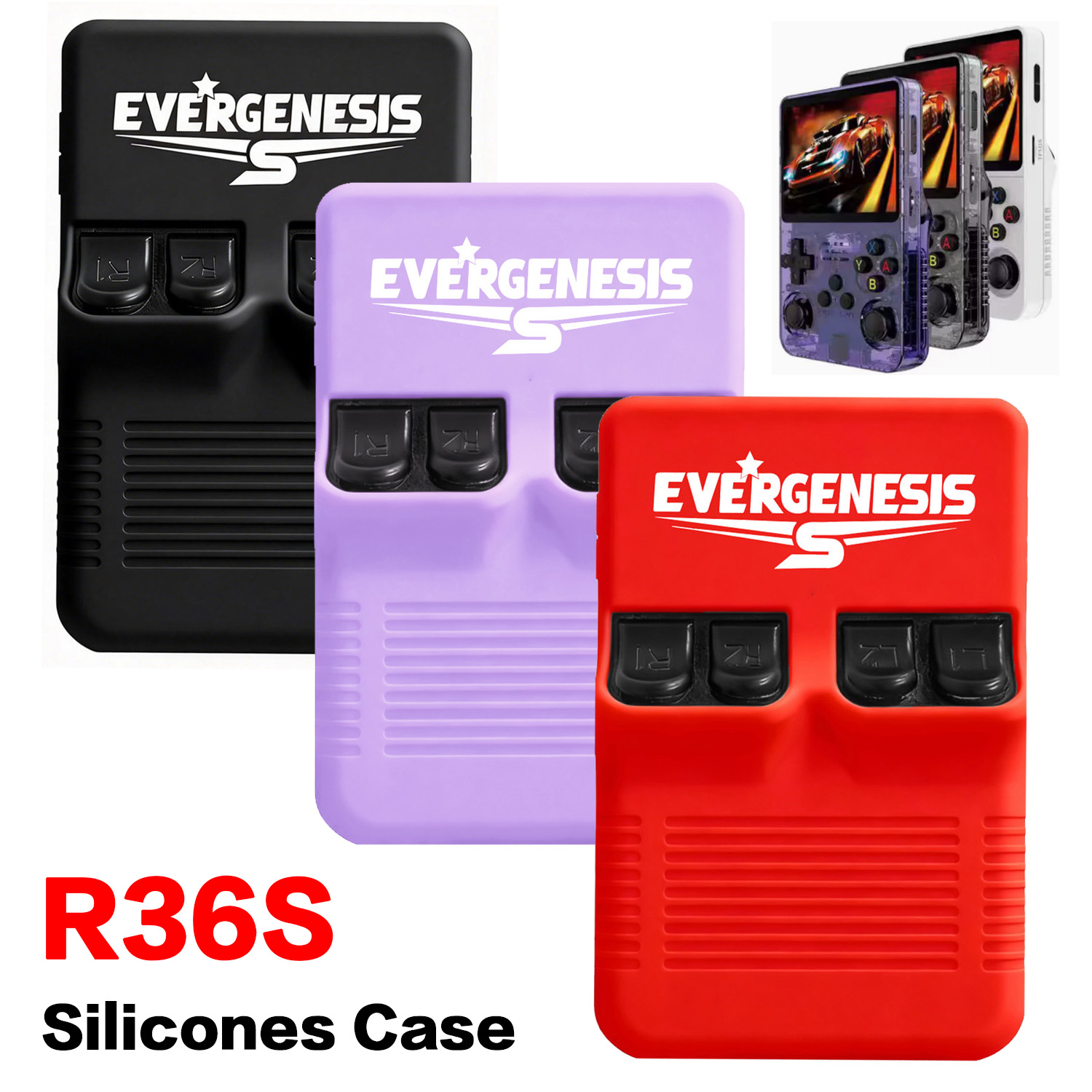 Gaming Console R36S - R36S Silikonhülle Handheld-Spielkonsole Silikon-Schutzhülle Kratzfeste Aufbewahrungsbox