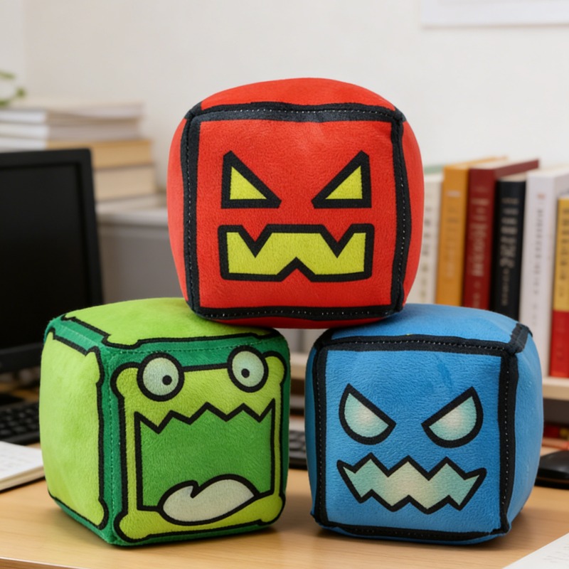 Gaming Chair Cushion - Geometrisches Kawaii Dekokissen Niedliches Stoffkissen Weiches