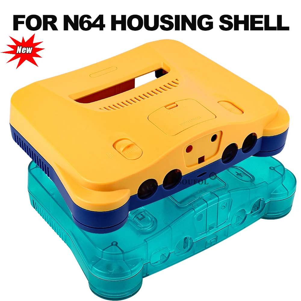 Retro.Gaming Console Yellow - Begrenzte Gelb Blau Für N64 Retro