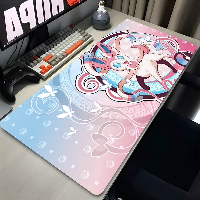 Gaming Console Desk - Großes rosa süßes Mauspad XXL Gaming-Computerzubehör