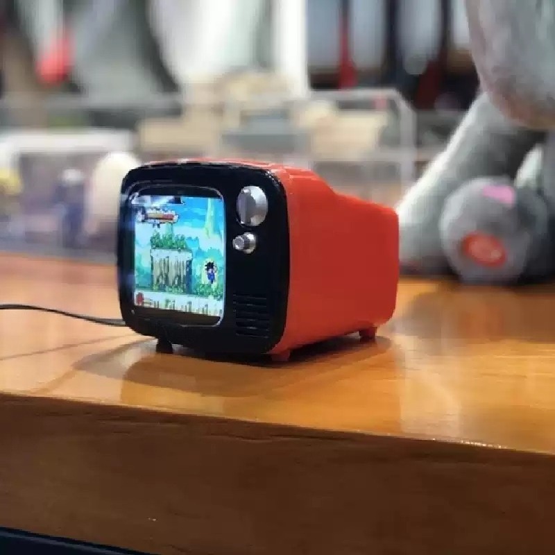 Gaming Console Video Game - Intelligente Mini-TV-Spielkonsole mit Doppelfunktion zum Video-Schauen