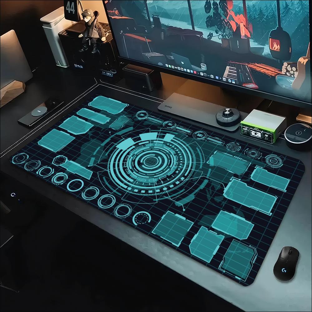Gaming Console With Keyboard - Cyber Tech Console Interface Print Erweitertes