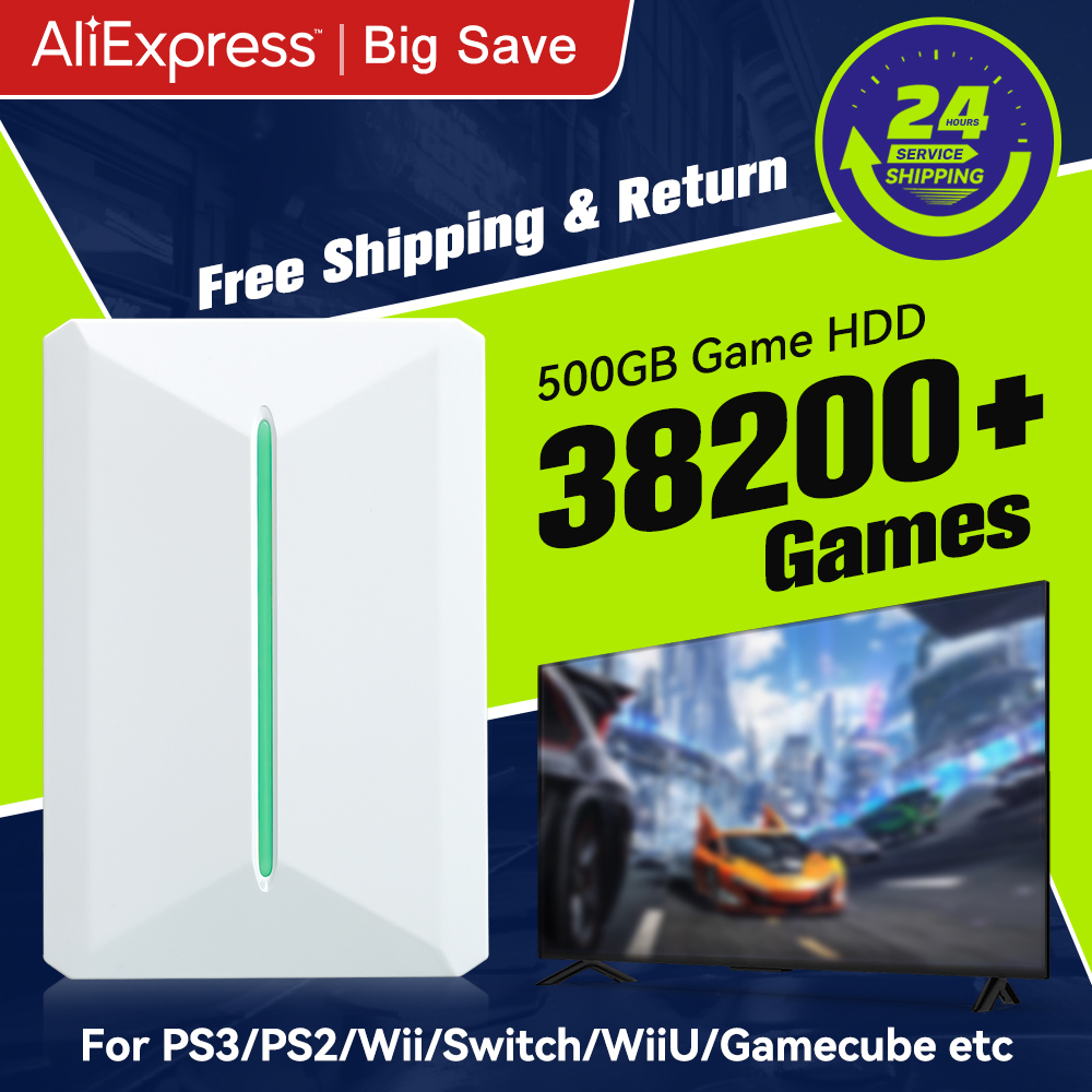 Gaming Console Video Game - Retrobat & Playnite Retro-Spielekonsole 500 GB