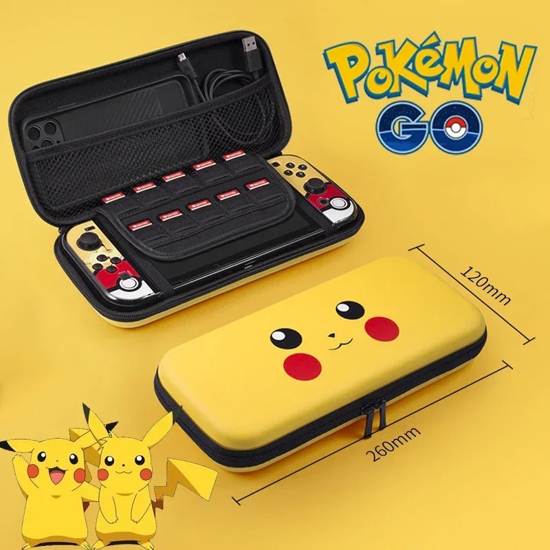 Handheld Gaming Console - Pokemon Pikachu Aufbewahrungstasche für Switch OLED