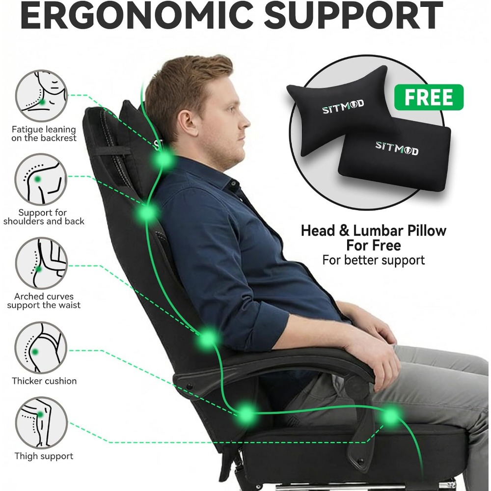 Ergonomischer Gaming-Stuhl mit – Gaming Chair Cushion Bewertung und Preis