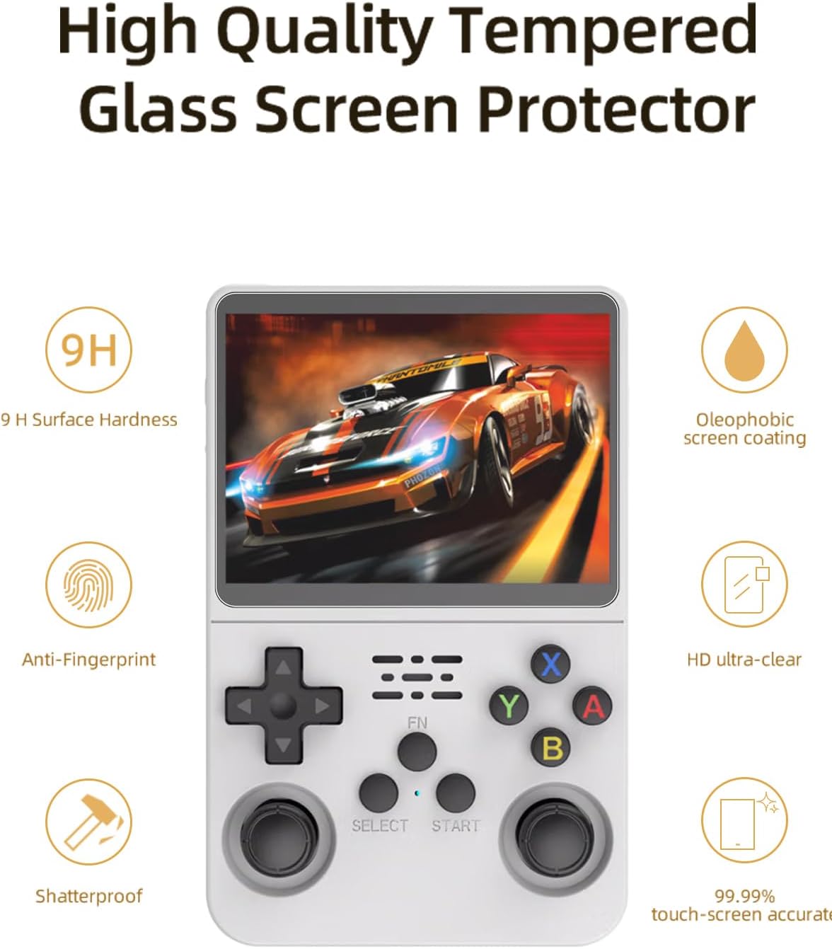 4-in-1-Hülle + Glas für die R3 – Gaming Console R36S Bewertung und Preis