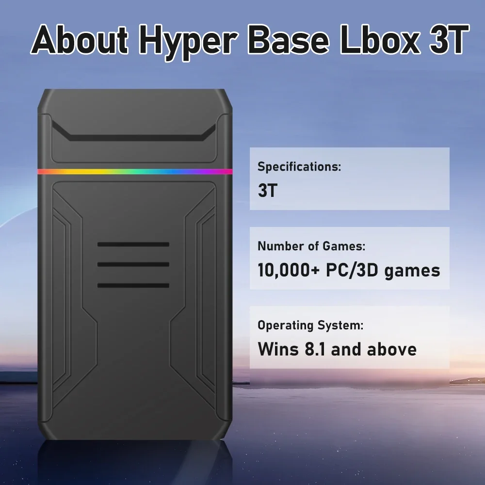 3TB Launchbox Tragbare Gaming- – Gaming Console Video Game Bewertung und Preis