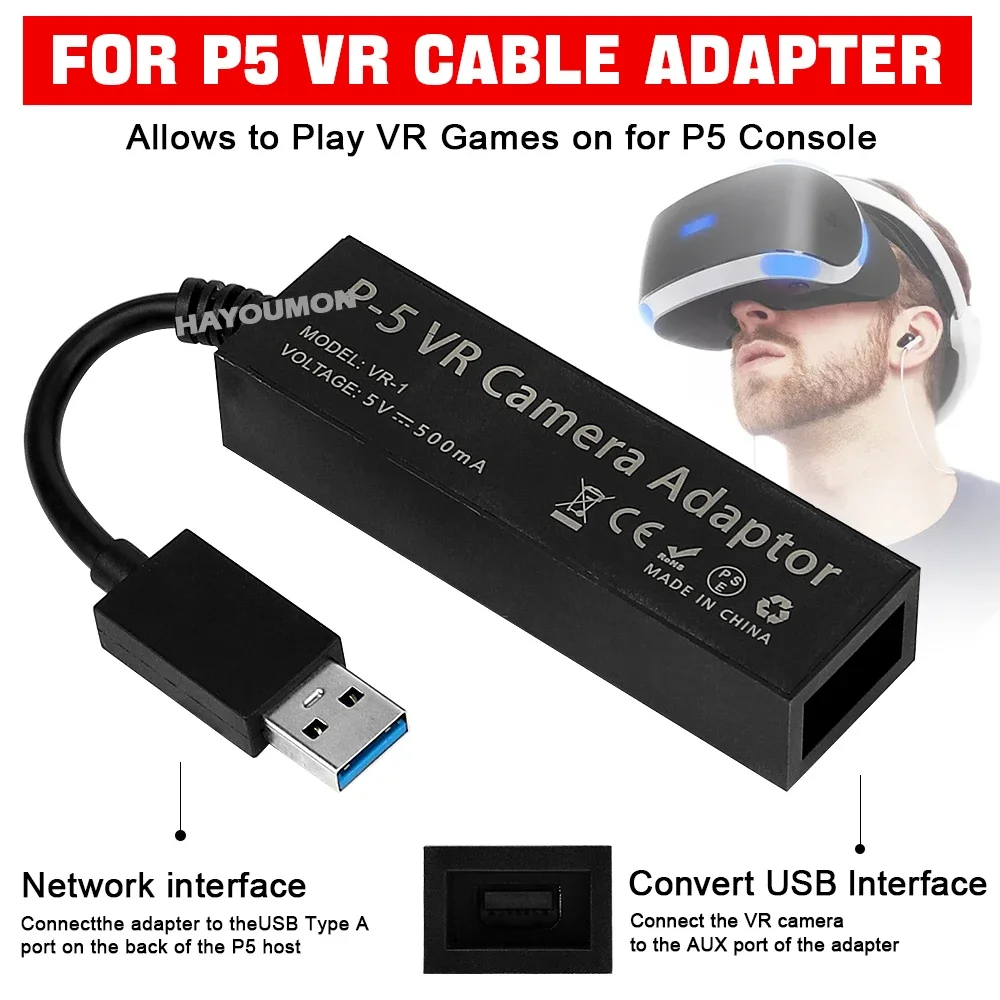 Für PS5 VR-Kabeladapter für PS – Gaming Console Vr Bewertung und Preis
