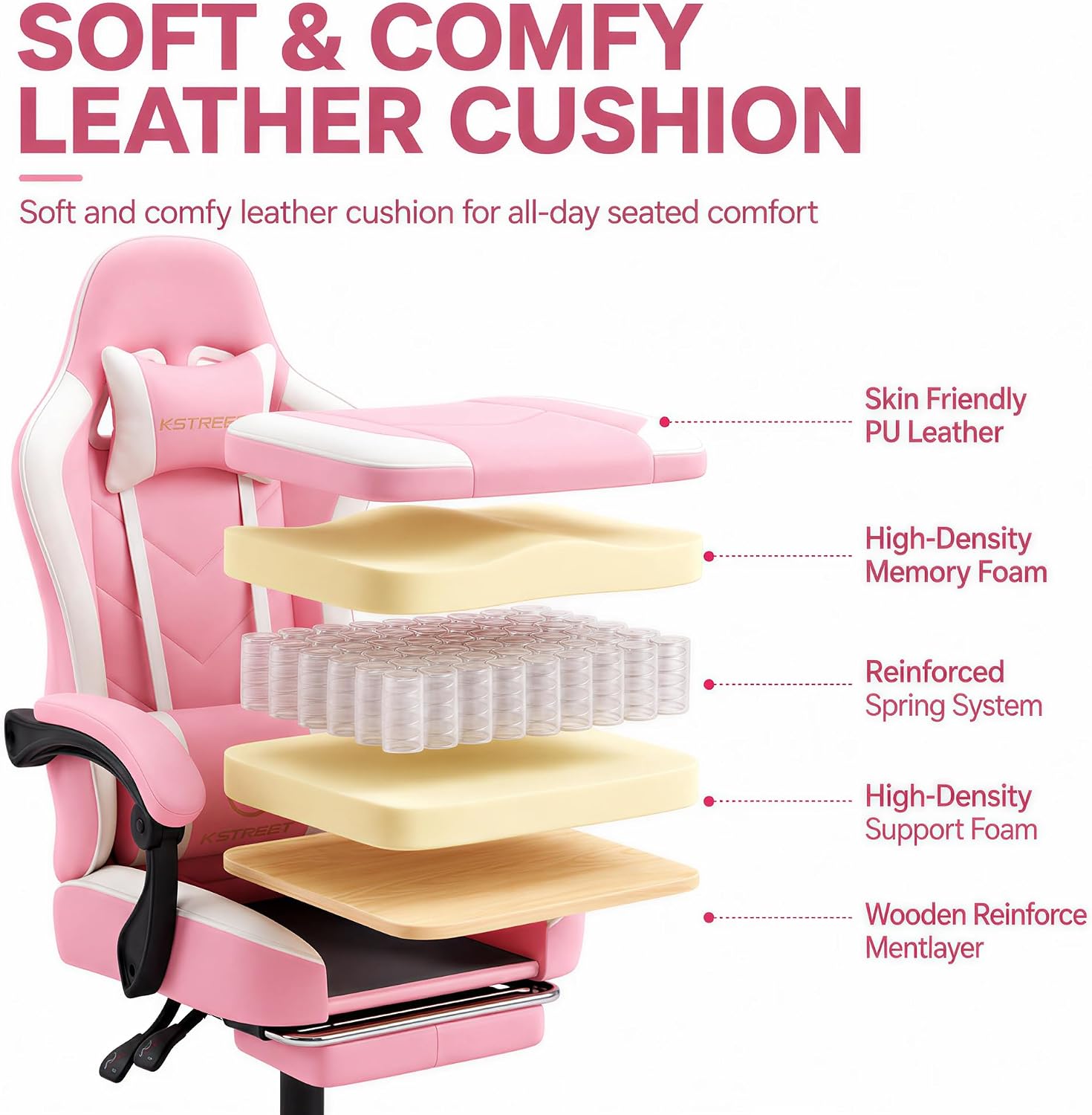 Ergonomischer Gaming-Stuhl mit – Gaming Chair Cushion Bewertung und Preis