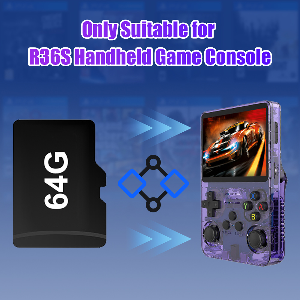 64G Game TF-Karte für R36S Vid – Gaming Console R36S Bewertung und Preis