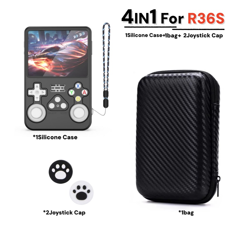 4-in-1 Aufbewahrungstasche für – Gaming Console R36S Bewertung und Preis