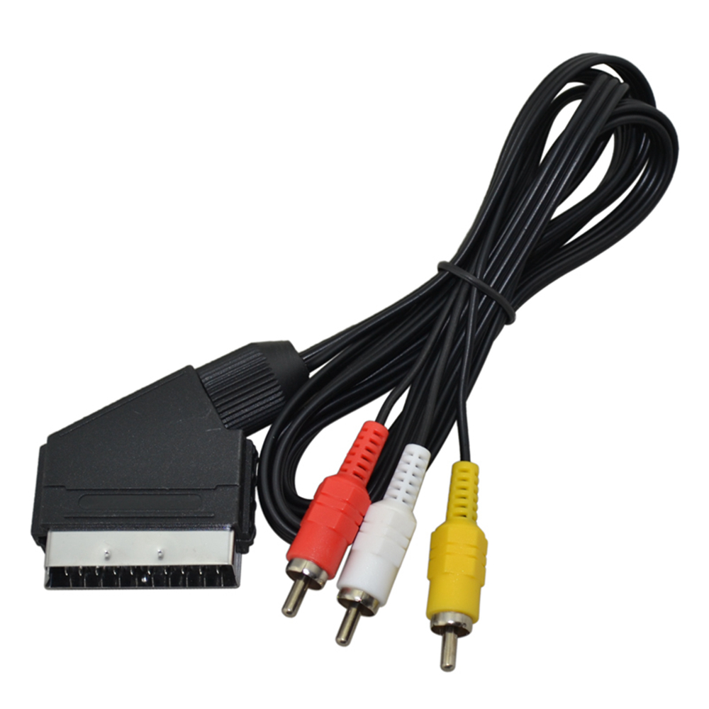Scart-Kabel auf 3 RCA AV TV Vi – Gaming Console Video Game Bewertung und Preis
