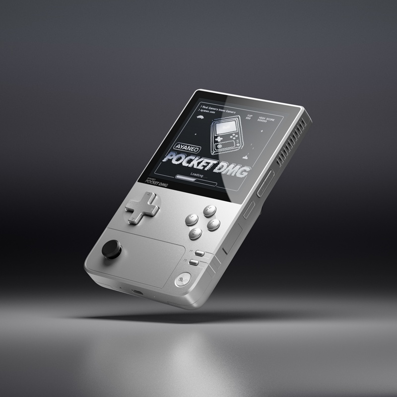 Neue silberne AYANEO Pocket DM – Gaming Console Online Bewertung und Preis