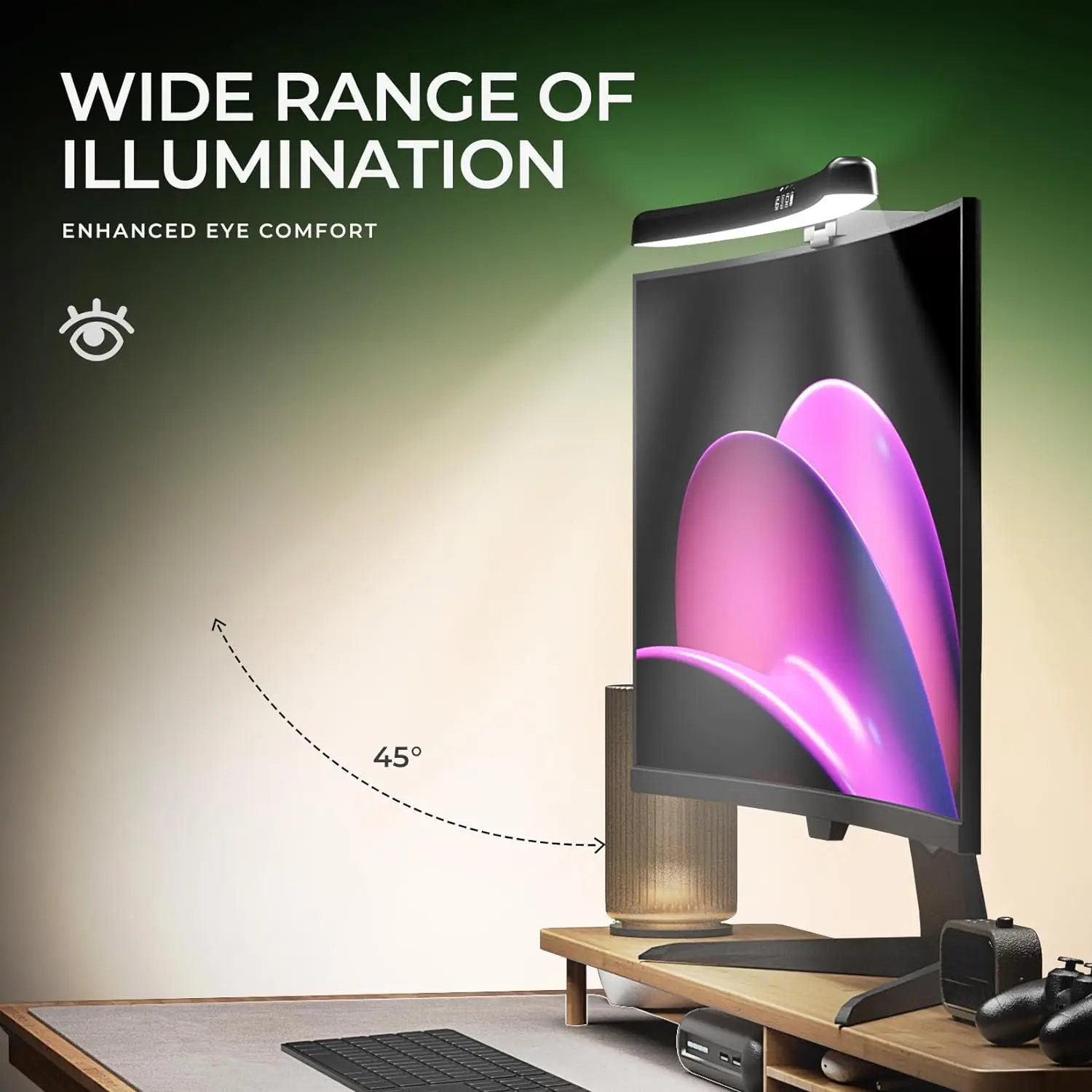 Computer-Monitor-Lichtleiste R – Gaming Console Desk Bewertung und Preis